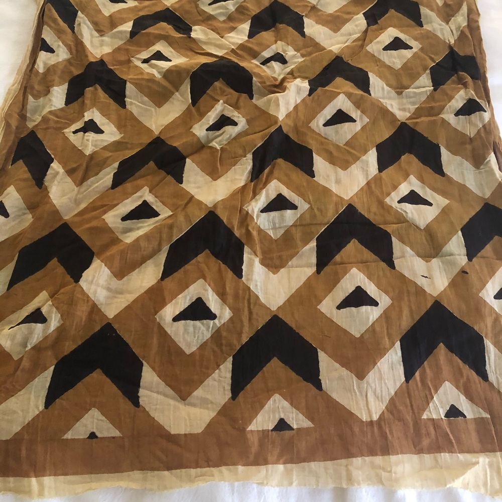 Block Shop Textiles Mustard & Black Scarf